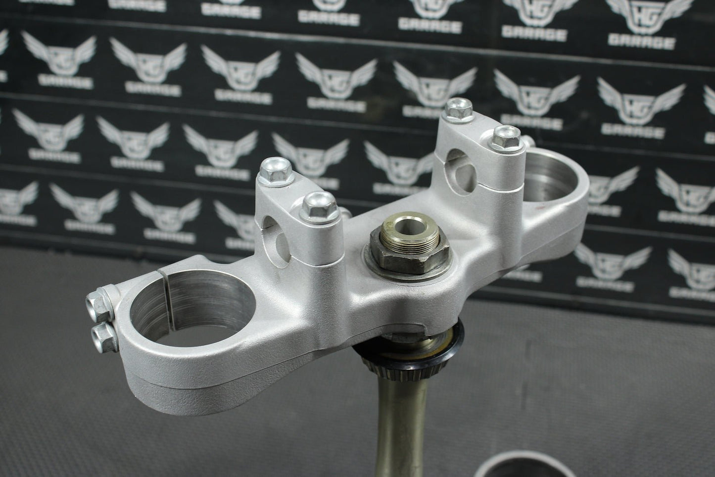 1999 Honda CR125R OEM Front Forks Lower Upper Triple Tree Stem Clamp - hggarage