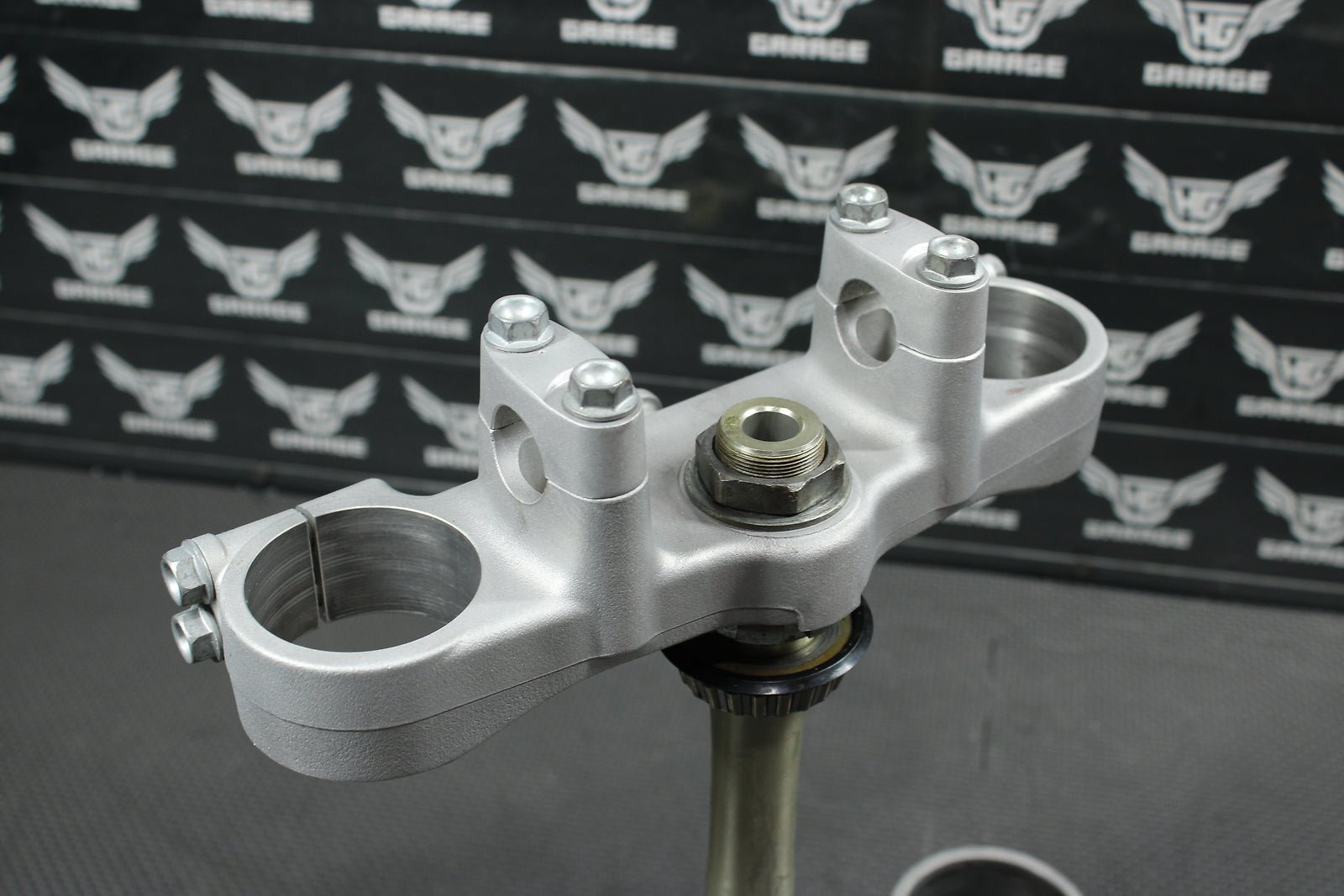 1999 Honda CR125R OEM Front Forks Lower Upper Triple Tree Stem Clamp - hggarage