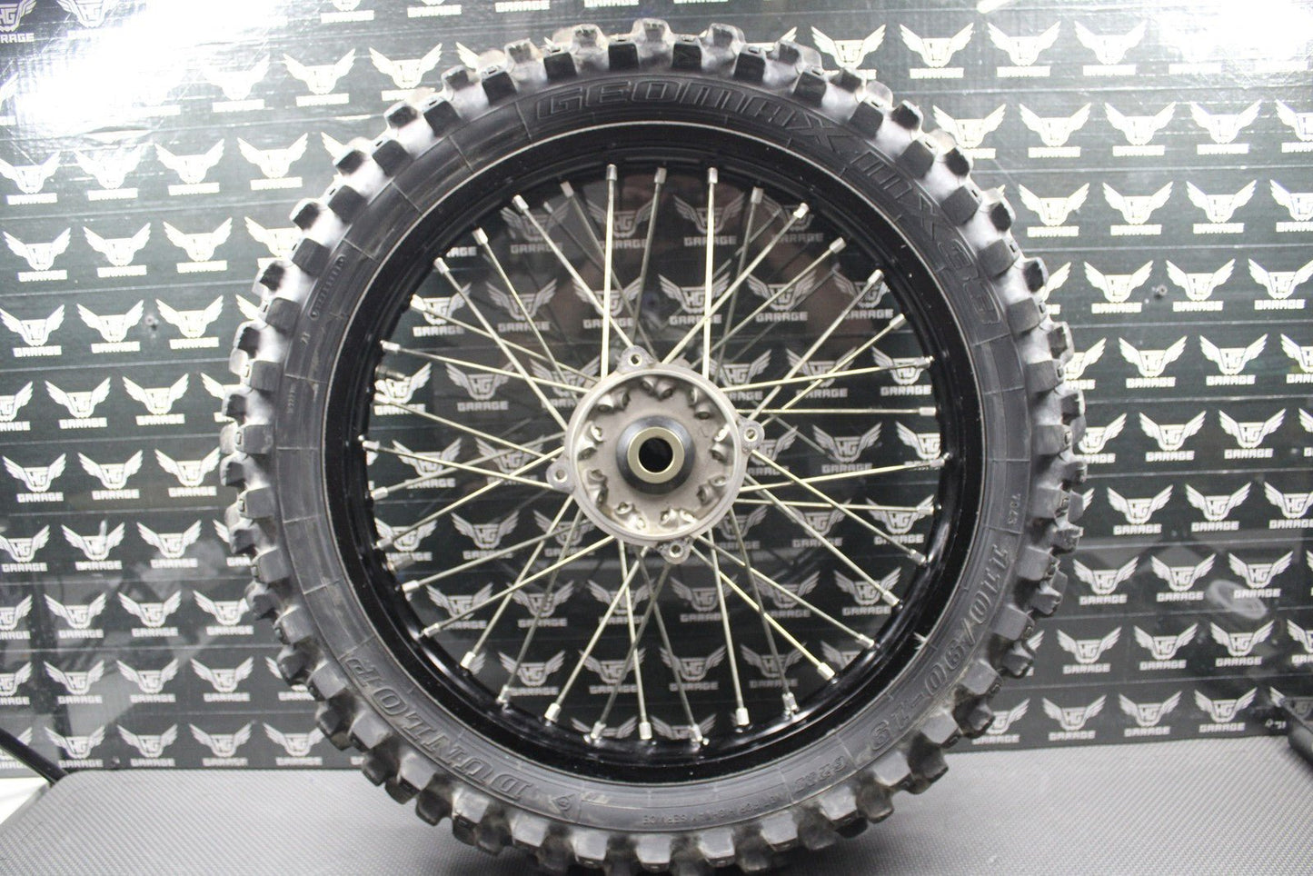 2020 SUZUKI RMZ250 OEM BLACK REAR BACK WHEEL RIM HUB TIRE 64100 - 46K00 19 x 1.85" - hggarage
