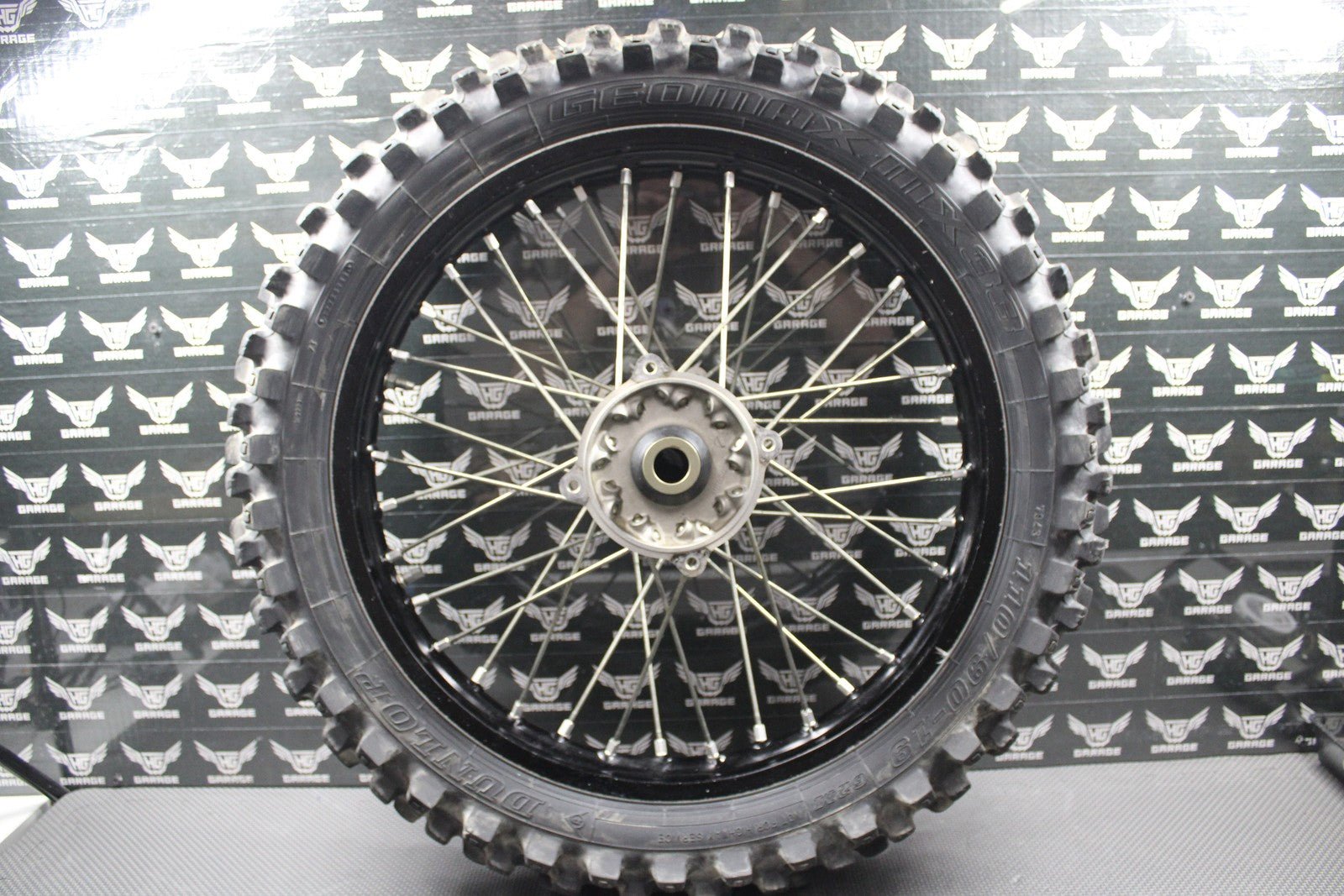 2020 SUZUKI RMZ250 OEM BLACK REAR BACK WHEEL RIM HUB TIRE 64100 - 46K00 19 x 1.85" - hggarage