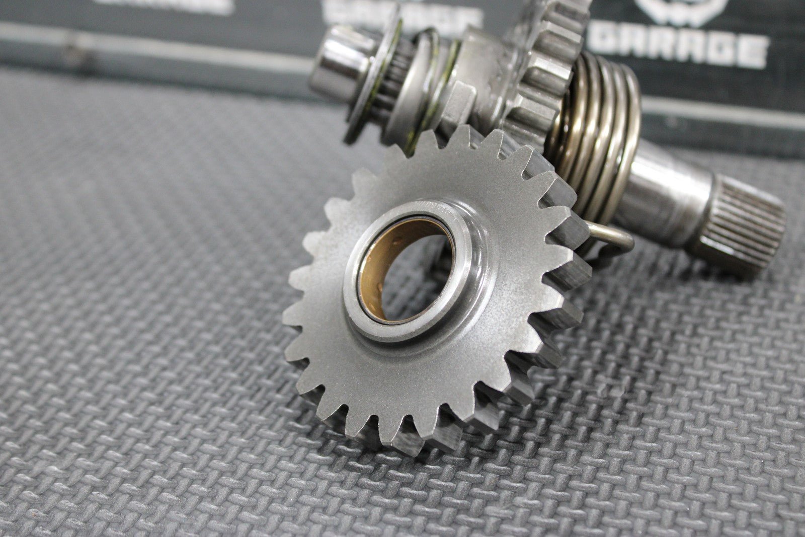 2001 YAMAHA YZ250 00 - 01 OEM KICKSTART KICK START SHAFT W IDLER GEAR GOOD! - hggarage