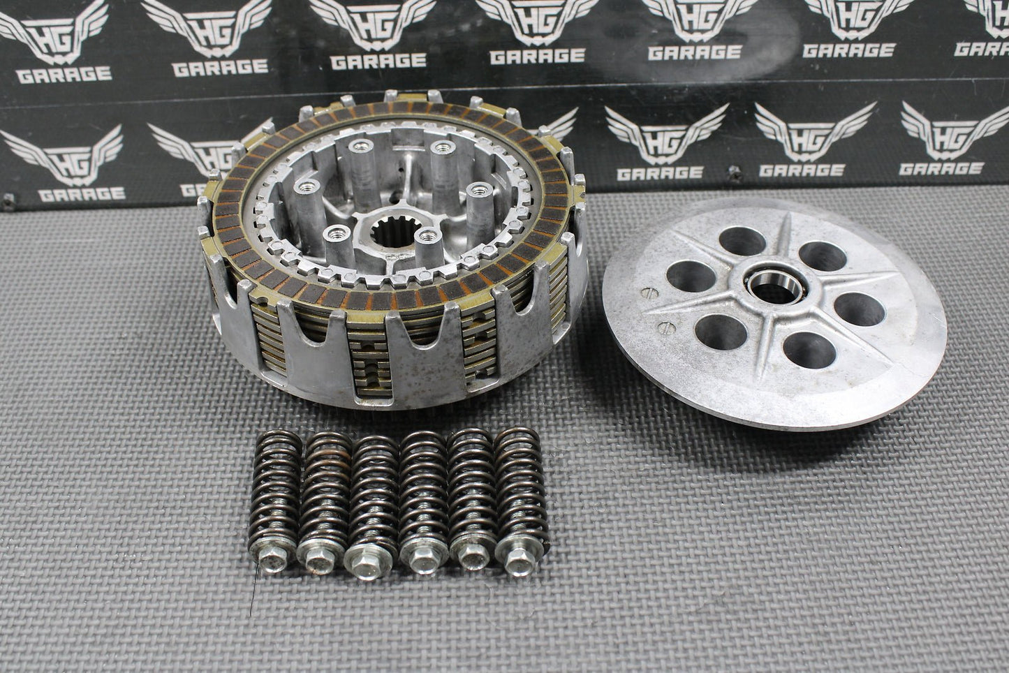 2006 SUZUKI 05 - 07 RMZ450 OEM CLUTCH W PLATES BASKET HUB PRESSURE PLATE SPRINGS - hggarage