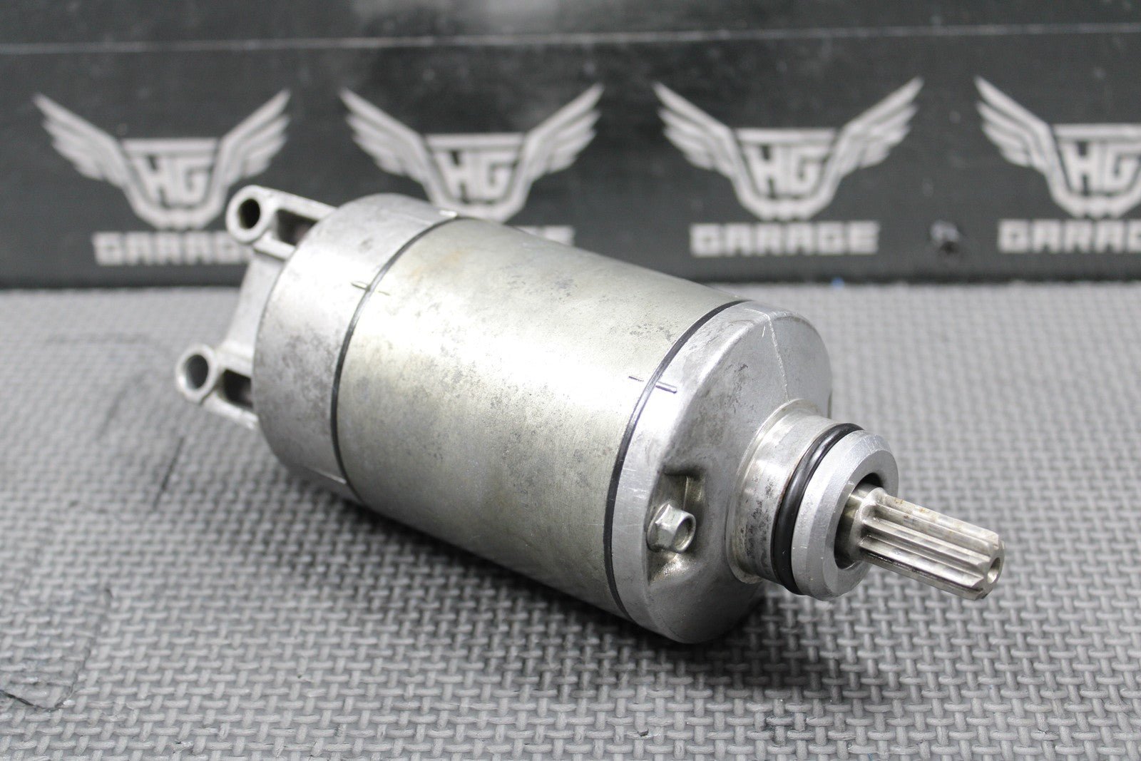 2003 KAWASAKI KLX400R OEM MITSUBA ELECTRIC START STARTER MOTOR 21163 - S004 GOOD - hggarage