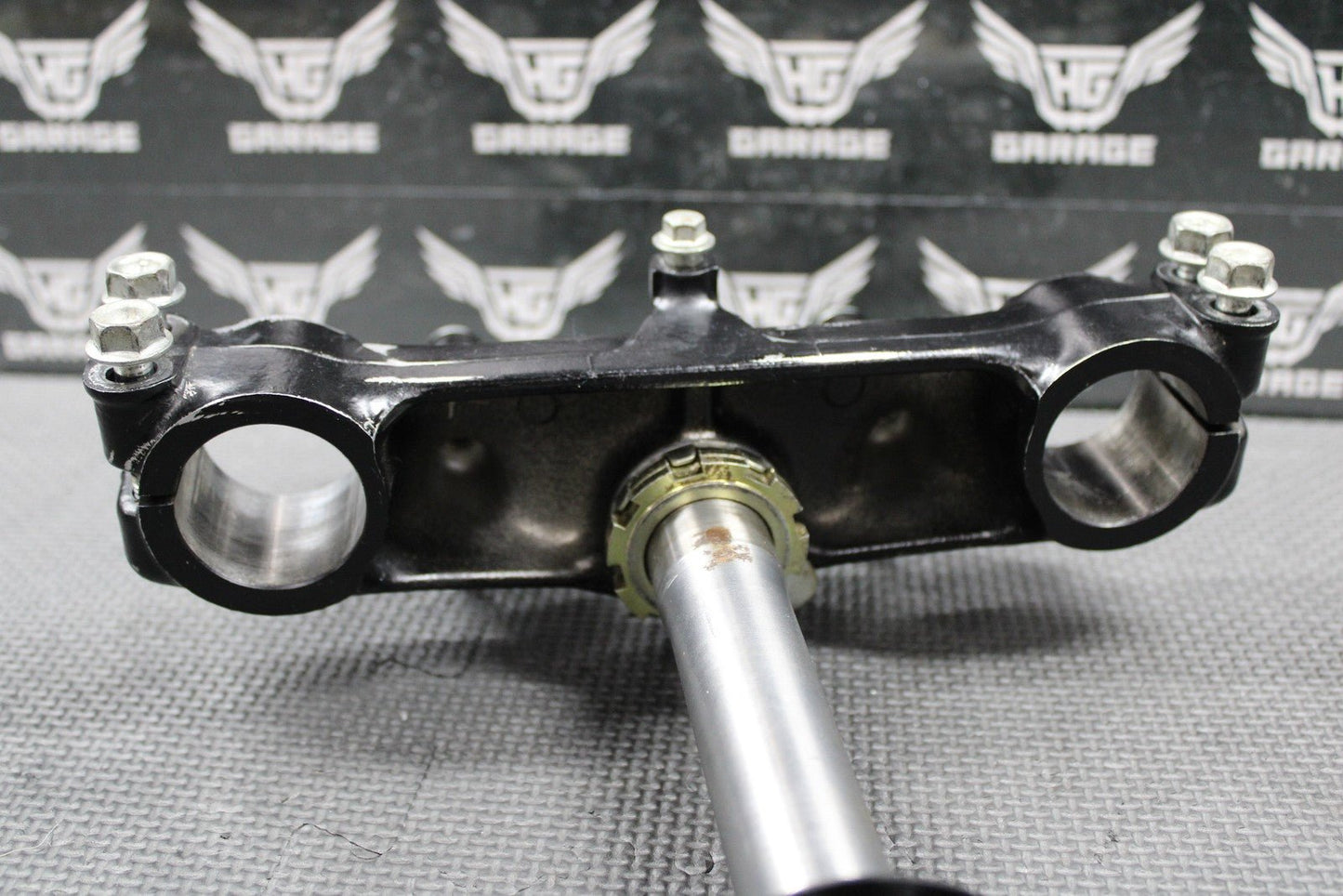 1999 HONDA XR200R 90 - 02 OEM FRONT FORKS LOWER UPPER TRIPLE TREE STEM BAR CLAMP - hggarage
