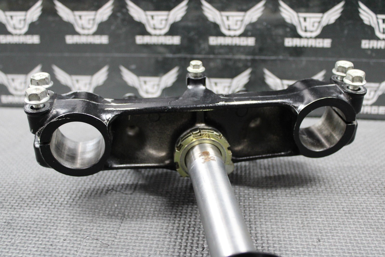 1999 HONDA XR200R 90 - 02 OEM FRONT FORKS LOWER UPPER TRIPLE TREE STEM BAR CLAMP - hggarage