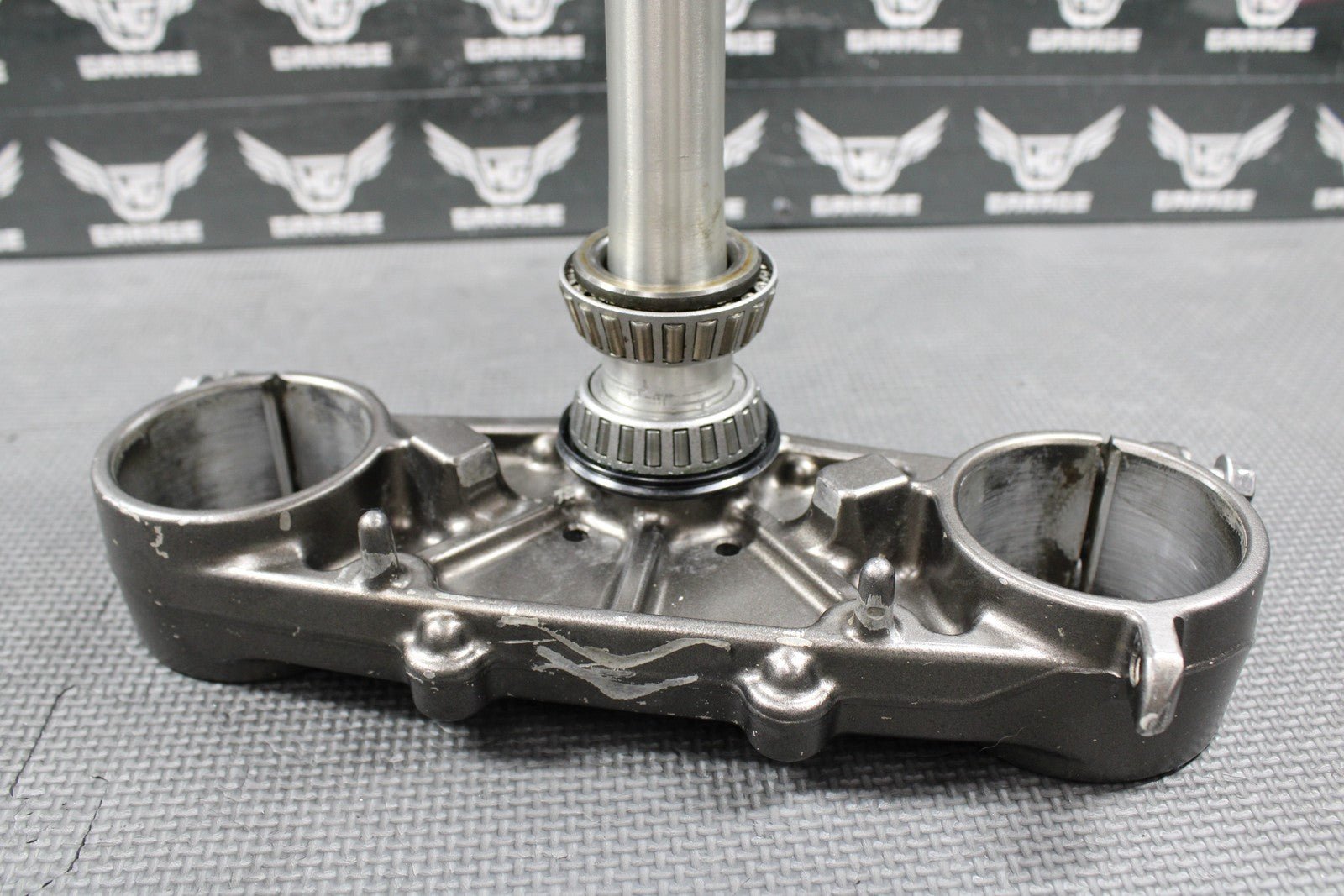 2010 2011 YAMAHA YZ250F OEM FRONT FORKS LOWER UPPER TRIPLE TREE STEM BAR CLAMP - hggarage