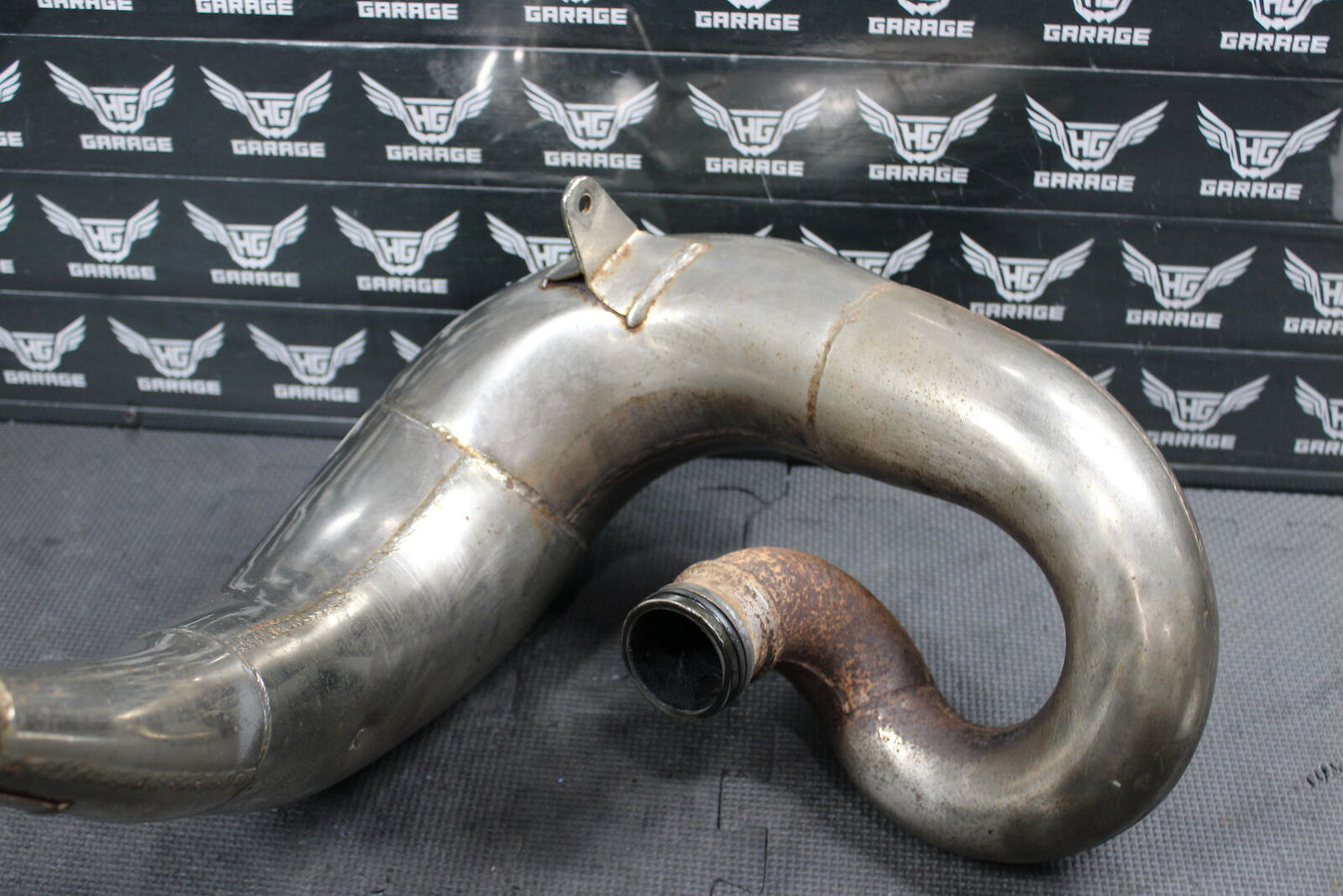 2004 SUZUKI RM250 PROCIRCUIT PLATINUM EXHAUST PIPE CHAMBER HEADER