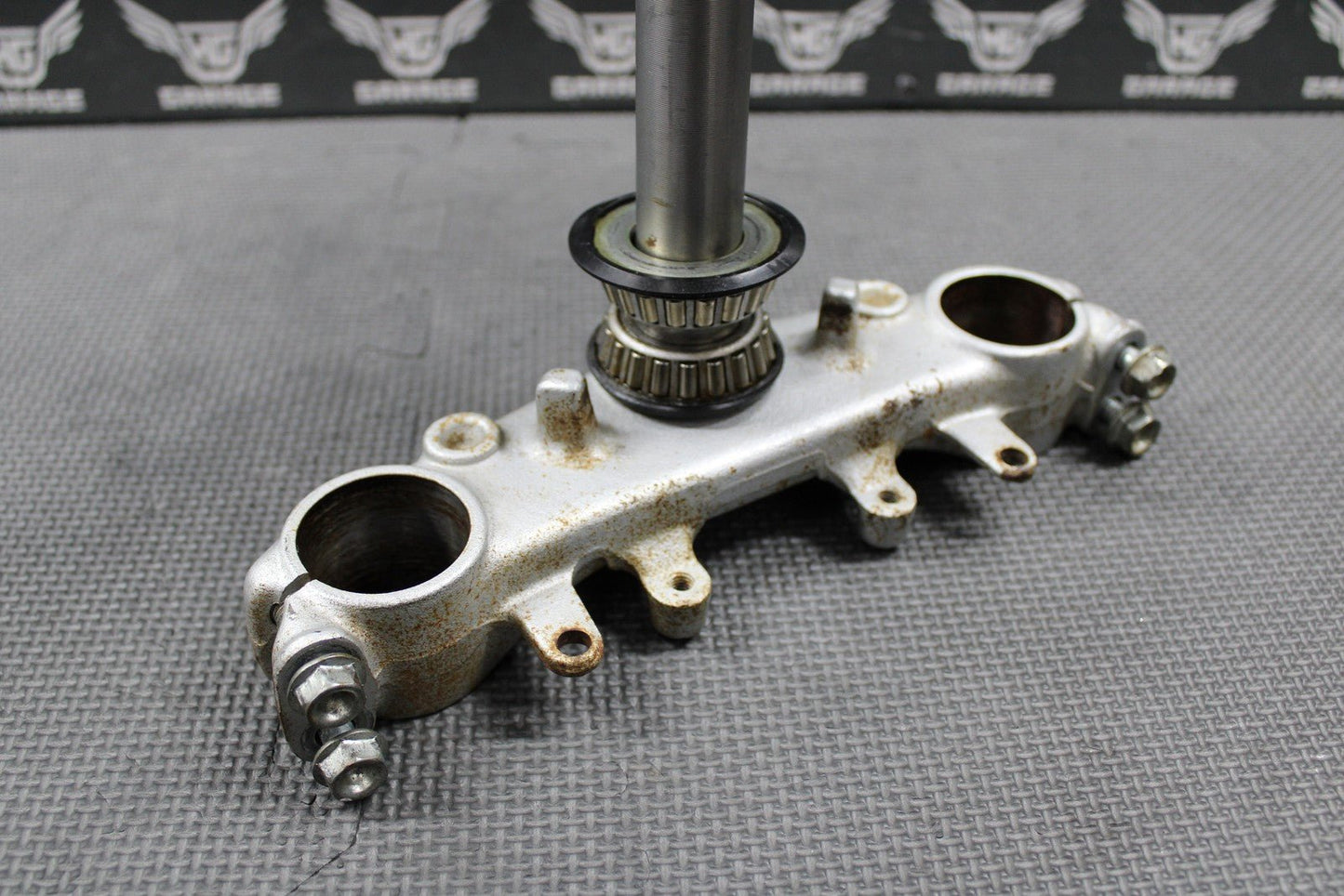 1999 HONDA XR200R 90 - 02 OEM FRONT FORKS LOWER UPPER TRIPLE TREE STEM BAR CLAMP - hggarage
