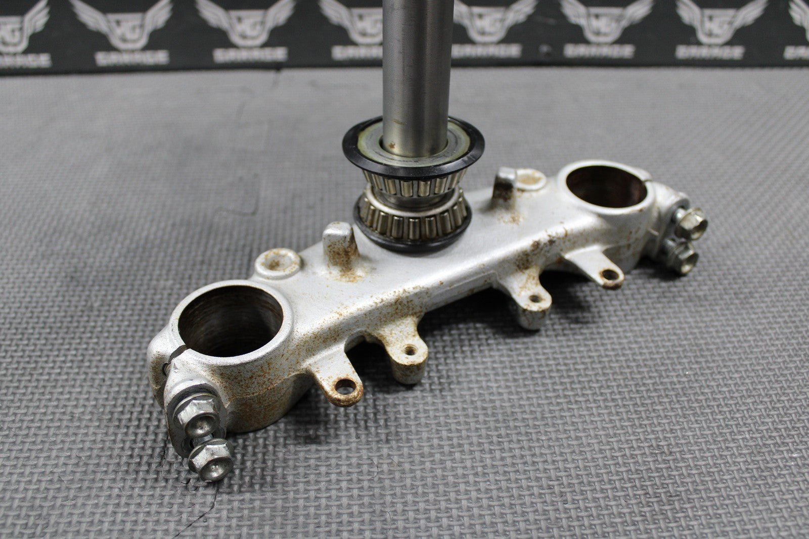 1999 HONDA XR200R 90 - 02 OEM FRONT FORKS LOWER UPPER TRIPLE TREE STEM BAR CLAMP - hggarage