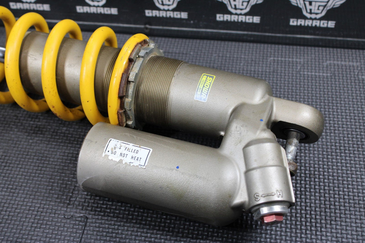 2007 HONDA CRF450R OEM REAR BACK SHOCK ABSORBER SUSPENSION 52400 - MEN - 851 - hggarage