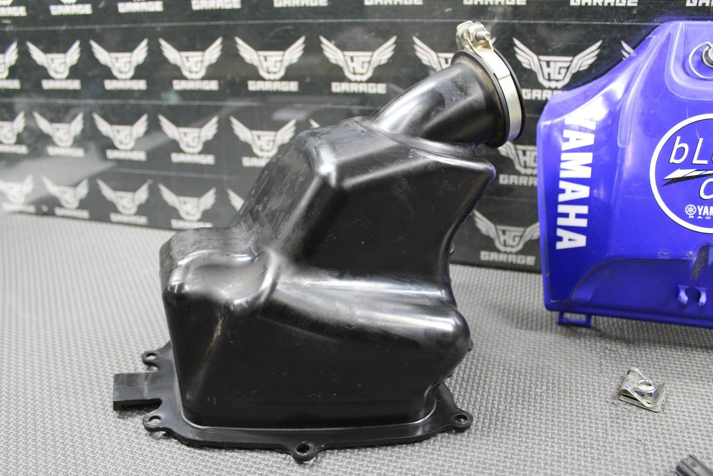 2019 2020 YAMAHA YZ250F OEM AIRBOX AIR CLEANER INTAKE BOOT FILTER CAGE & PARTS - hggarage