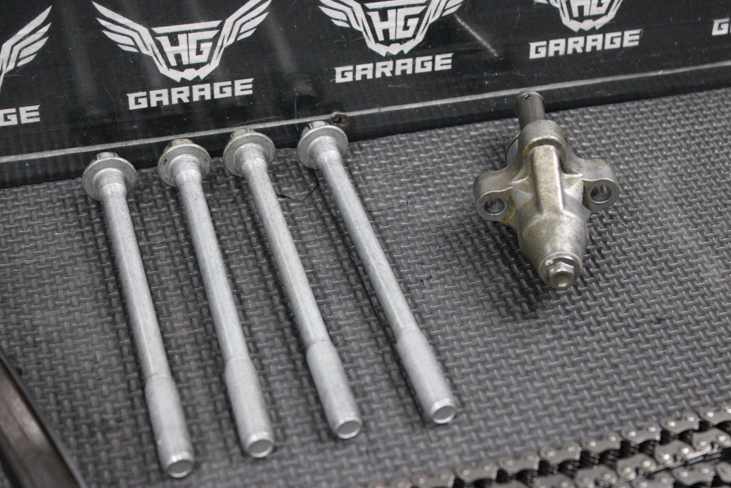 2018 HONDA 18 - 22 CRF250R OEM CAM CHAIN WITH GUIDES TENSIONER TOPEND HARDWARE - hggarage