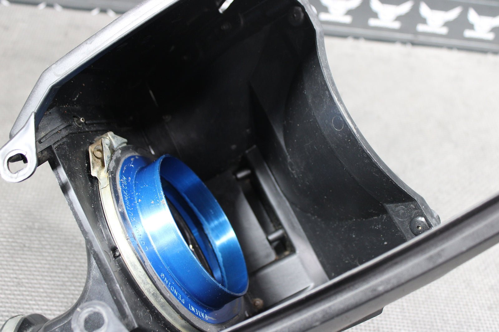 2008 YAMAHA YZ450F OEM AIRBOX INTAKE AIR CLEANER CASE LOUD MOUTH INTAKE BILLET - hggarage
