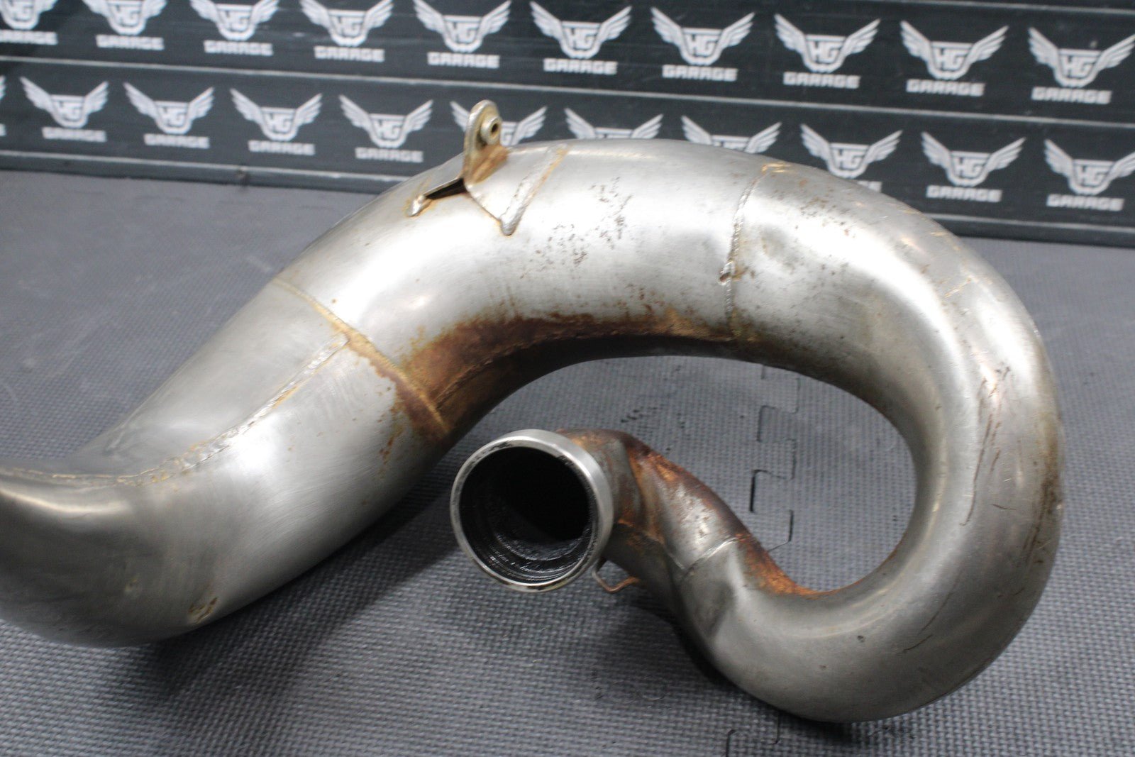 2002 01 - 04 YAMAHA YZ250 PRO CIRCUIT PLATINUM EXHAUST PIPE CHAMBER HEADER - hggarage