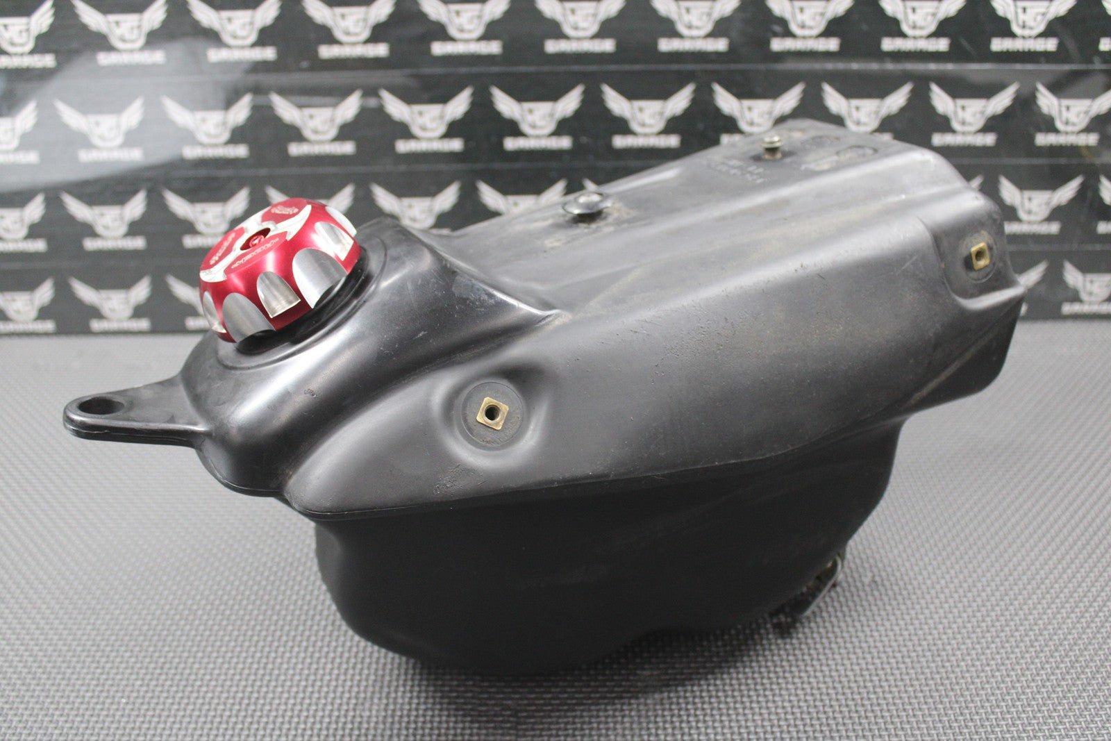 2000 2001 HONDA CR125R CR250R OEM GAS FUEL TANK CELL RESERVOIR CAP PETCOCK GOOD! - hggarage