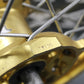 2001 YAMAHA 93 - 01 YZ80 90 - 01 RM80 17" GOLD EXCEL FRONT WHEEL RIM W/ TALON HUB - hggarage
