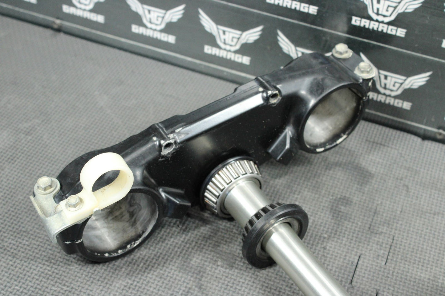 2011 KAWASAKI KX450F OEM FRONT FORKS LOWER UPPER TRIPLE TREE STEM CLAMP NICE! - hggarage