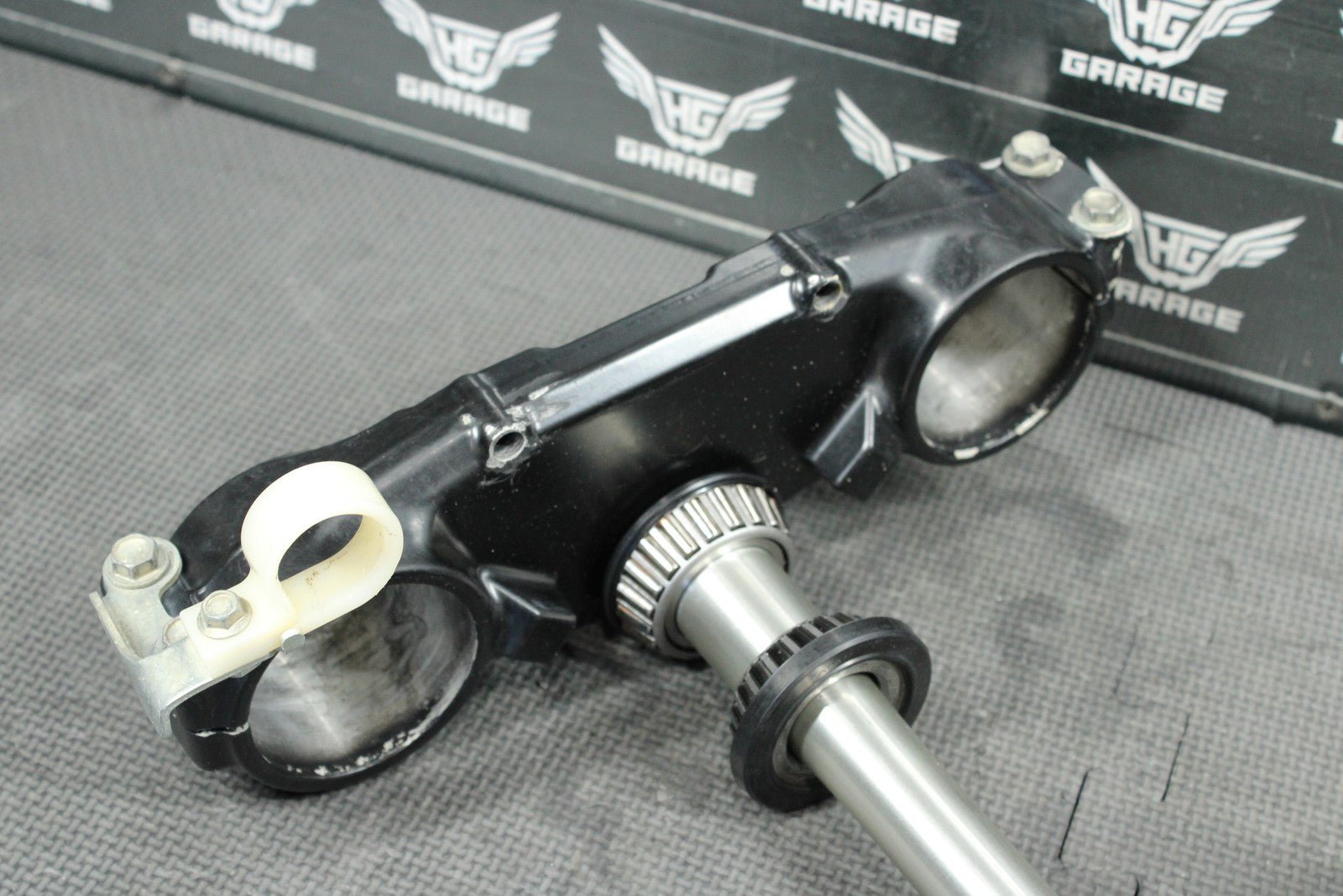 2011 KAWASAKI KX450F OEM FRONT FORKS LOWER UPPER TRIPLE TREE STEM CLAMP NICE! - hggarage