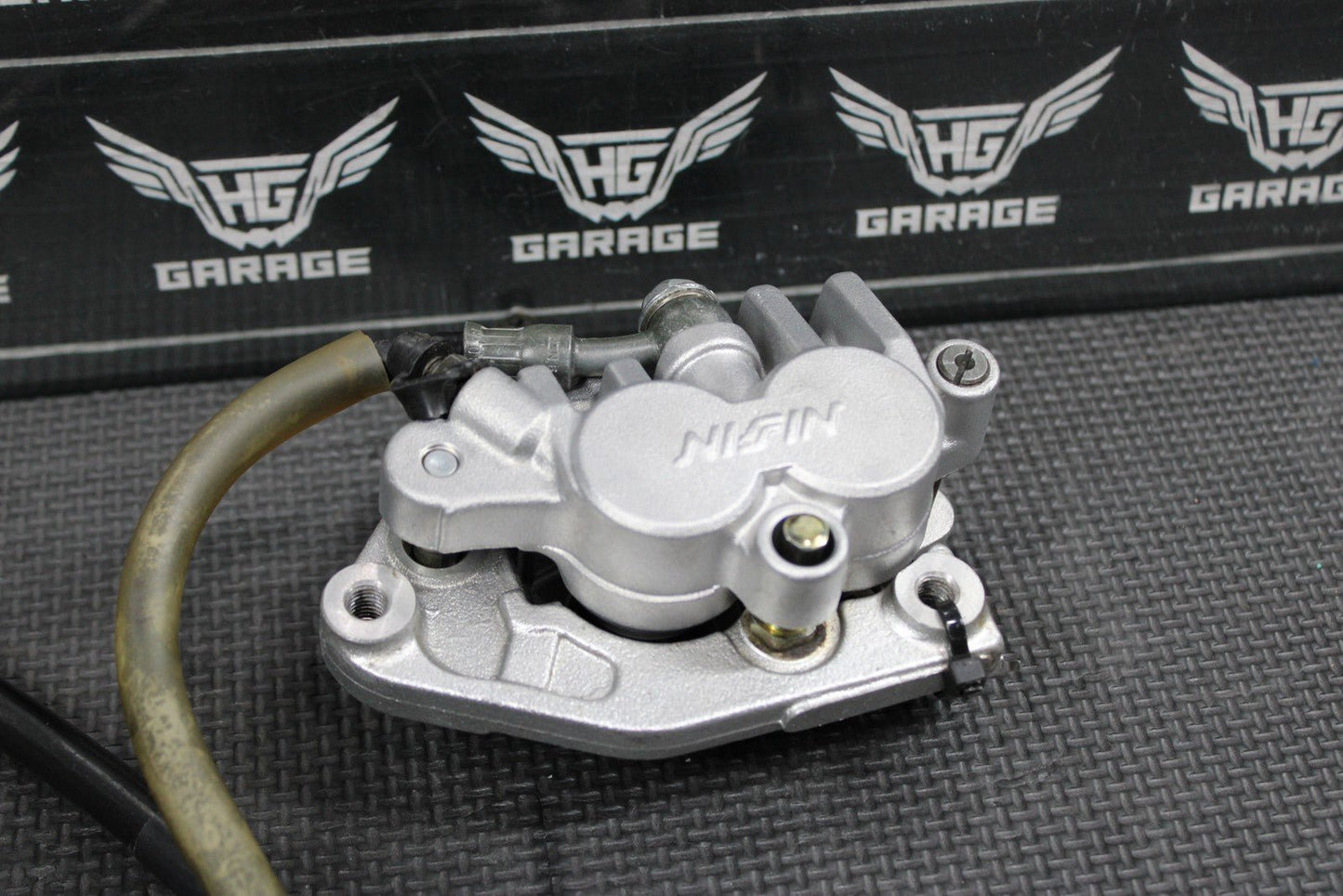 1996 KAWASAKI KX125 OEM COMPLETE NISSIN FRONT BRAKE CALIPER MASTER CYLINDER GOOD - hggarage
