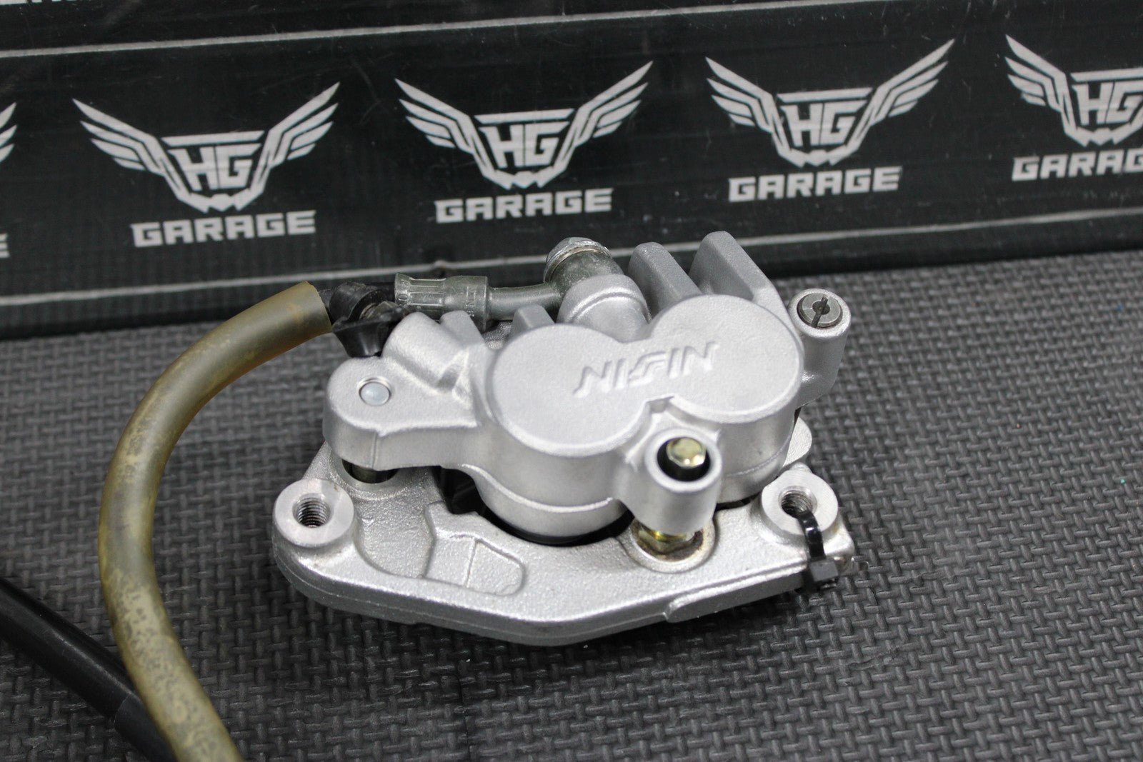 1996 KAWASAKI KX125 OEM COMPLETE NISSIN FRONT BRAKE CALIPER MASTER CYLINDER GOOD - hggarage