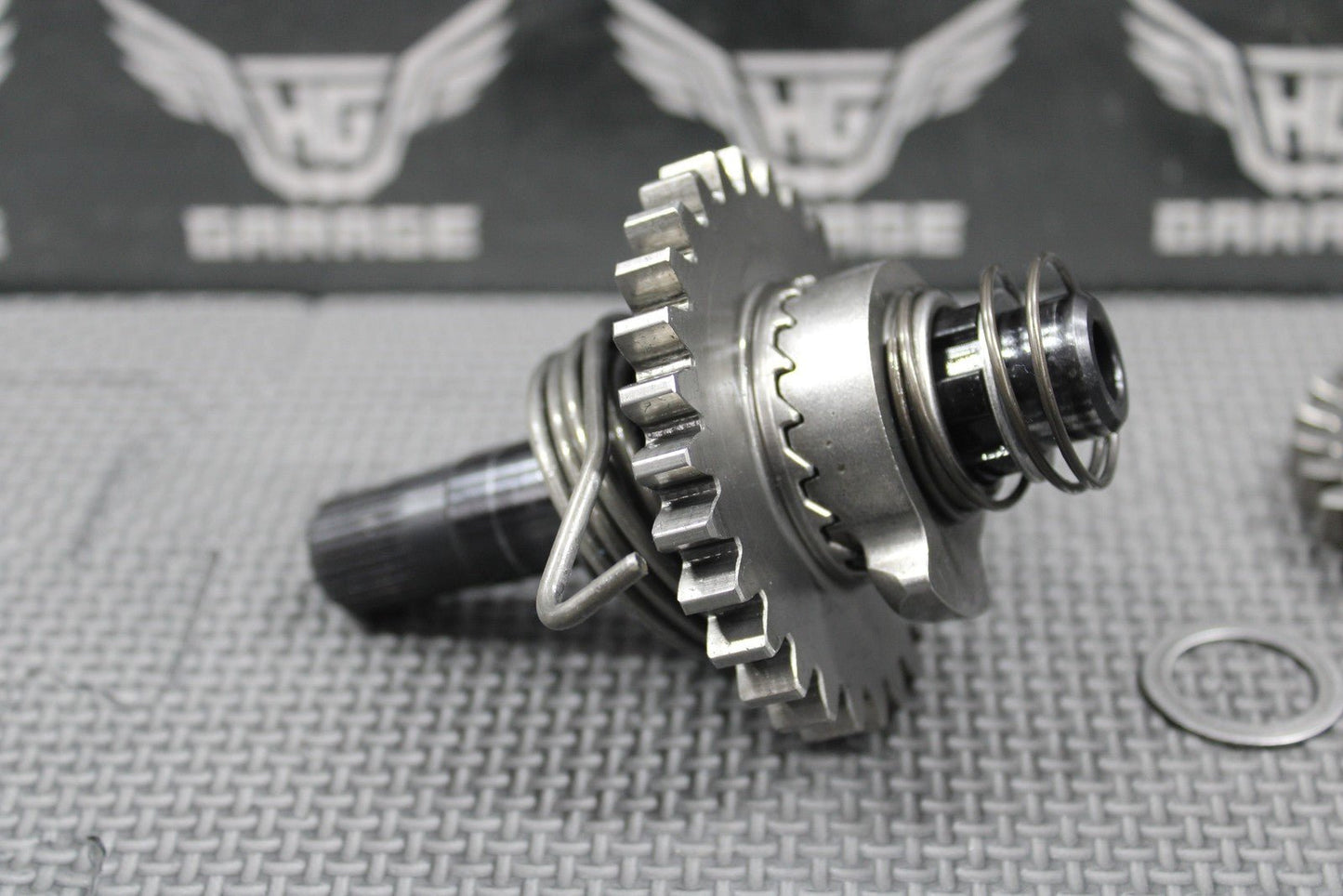 2010 05 - 13 KTM 250 XCF - W SXF OEM KICKSTART KICK START SHAFT W IDLER GEAR NICE! - hggarage