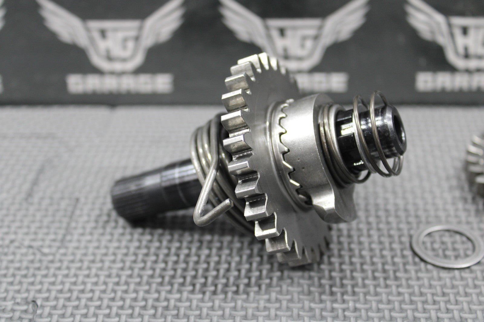 2010 05 - 13 KTM 250 XCF - W SXF OEM KICKSTART KICK START SHAFT W IDLER GEAR NICE! - hggarage