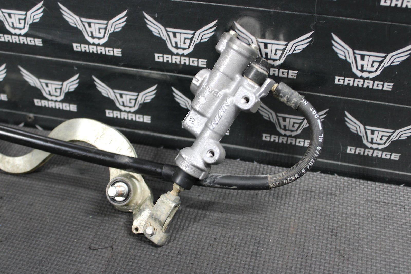 2008 HONDA CRF150RB BIGWHEEL OEM NISSIN REAR BACK BRAKE CALIPER MASTER CYLINDER - hggarage