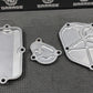 2003 SUZUKI 03 - 06 RM250 OEM EXHAUST POWER VALVE CYLINDER SIDE COVERS COVER SET - hggarage