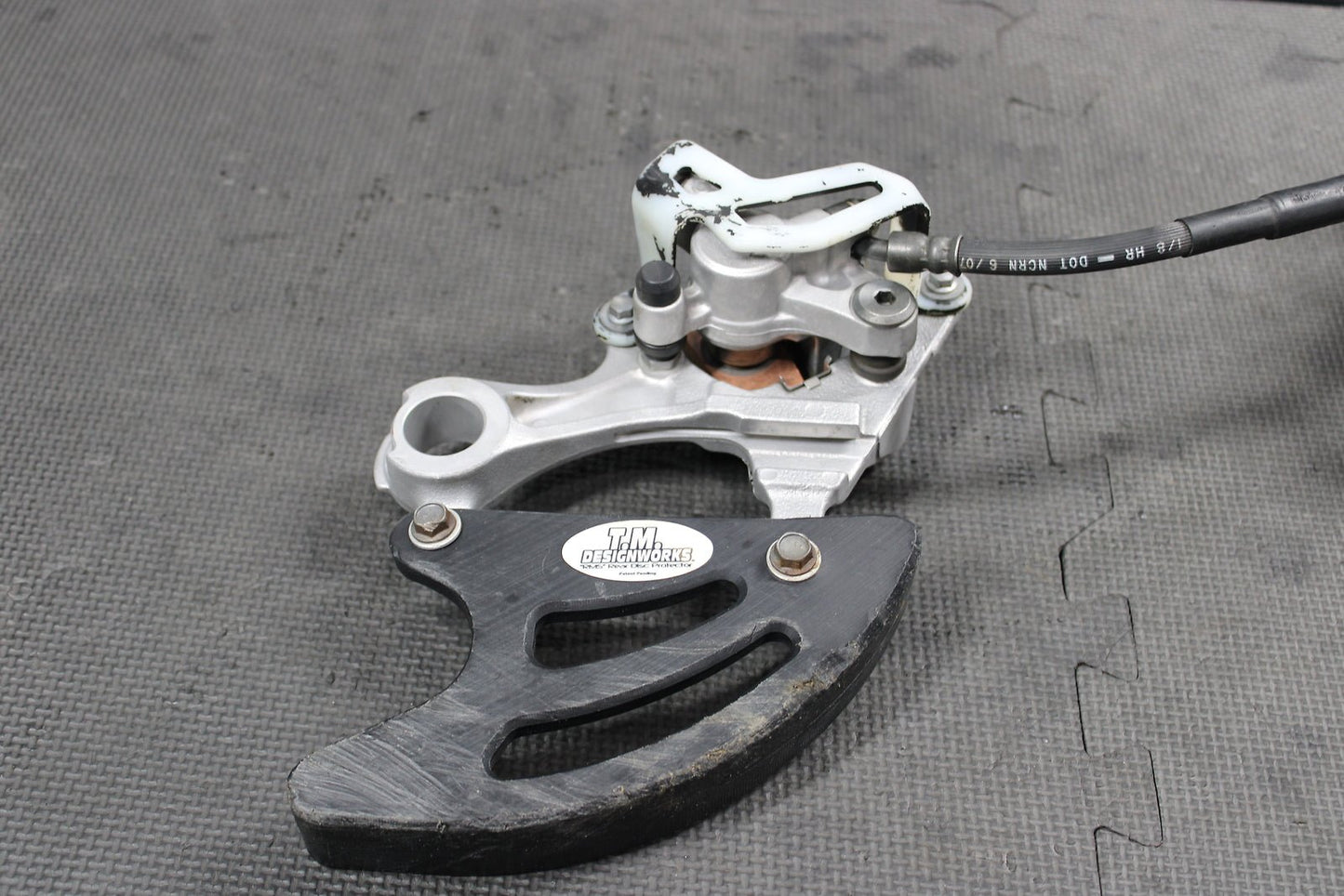 2008 Kawasaki KX250F OEM Nissin Rear Back Brake Caliper Master Cylinder Lever - hggarage