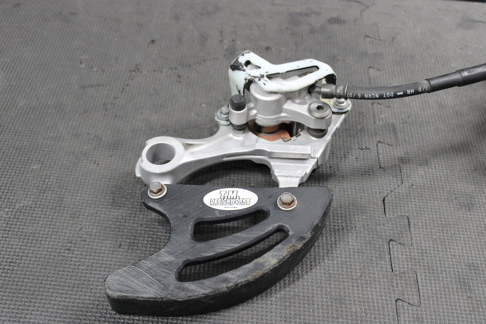 2008 Kawasaki KX250F OEM Nissin Rear Back Brake Caliper Master Cylinder Lever - hggarage