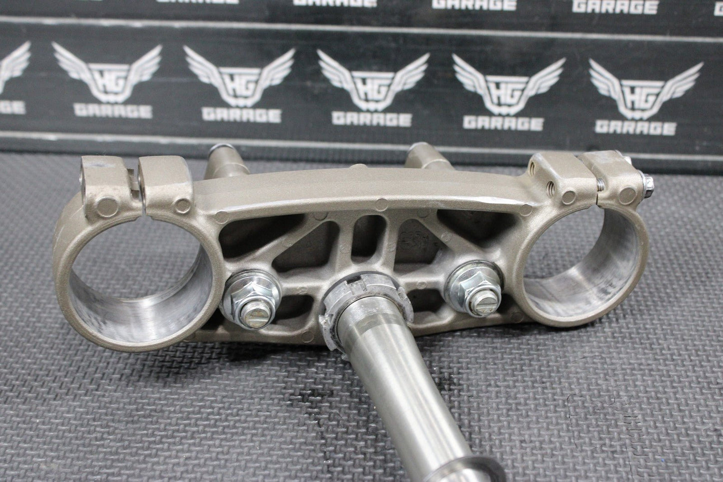 2006 YAMAHA 06 - 14 YZ450F OEM FRONT FORKS LOWER UPPER TRIPLE TREE STEM SET - hggarage