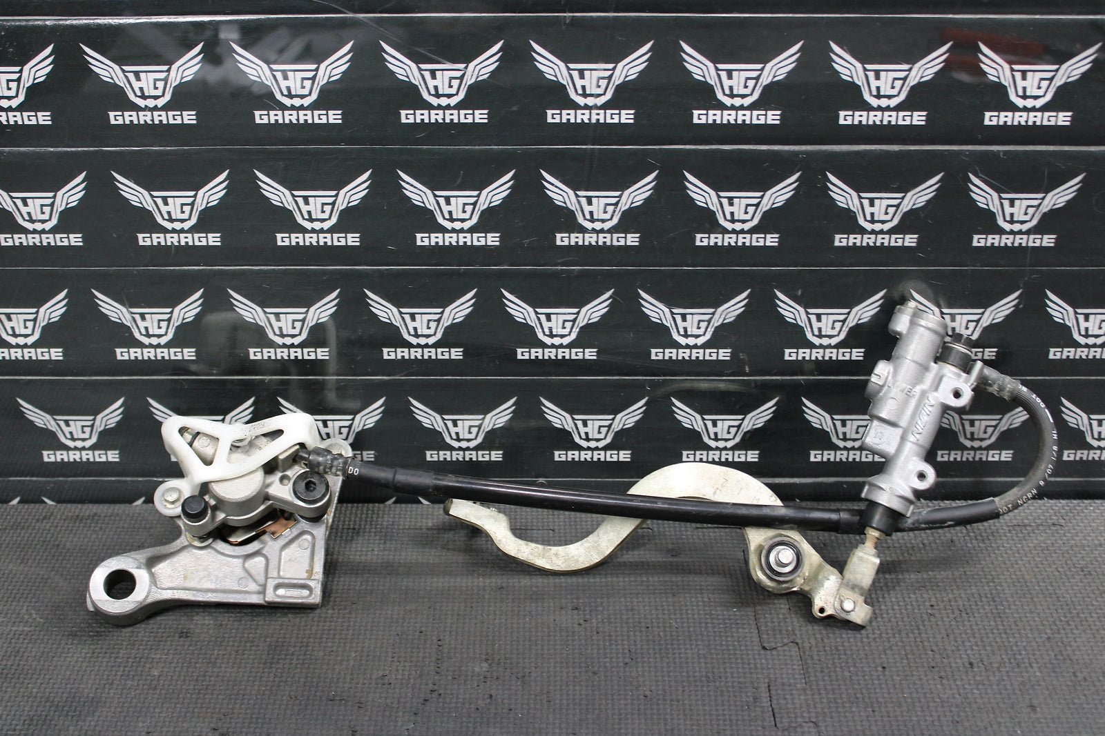 2008 HONDA CRF150RB BIGWHEEL OEM NISSIN REAR BACK BRAKE CALIPER MASTER CYLINDER - hggarage