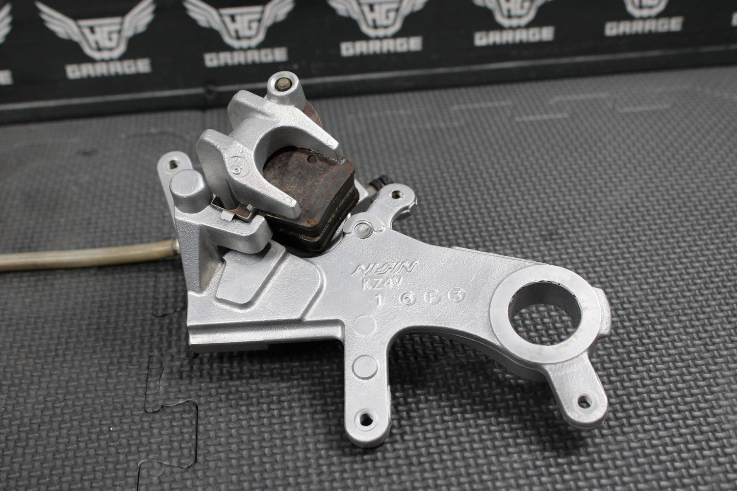 2007 05 - 07 HONDA CRF450R OEM NISSIN REAR BACK BRAKE CALIPER MASTER CYLINDER NICE - hggarage