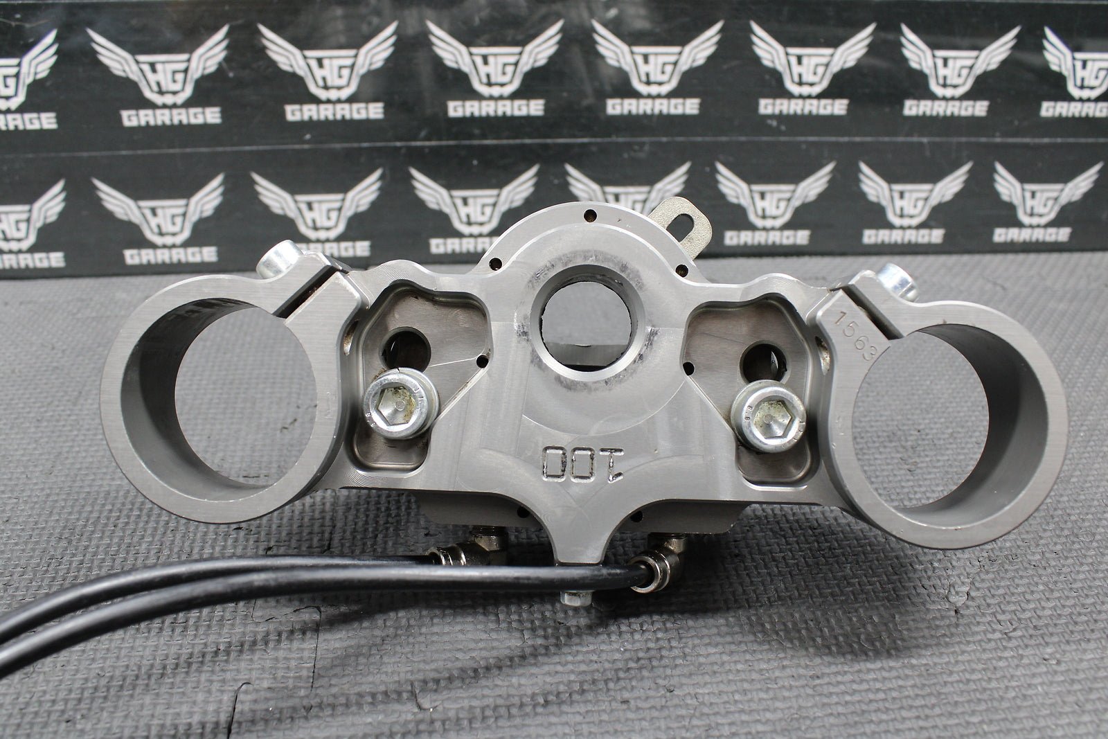 00 - 03 HONDA CR125R CR250R RTT REMOTE STEERING STABILIZER TRIPLE CLAMP BAR MOUNT - hggarage