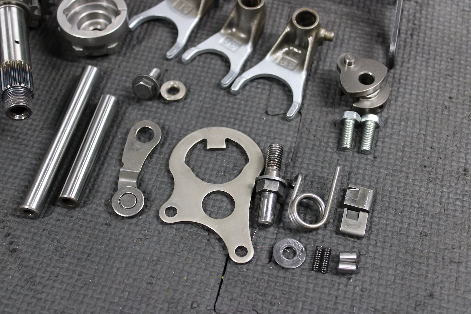 2008 HONDA CRF150RB EXPERT OEM ENGINE TRANSMISSION GEARS SHIFT DOG FORKS ASSEMBL - hggarage