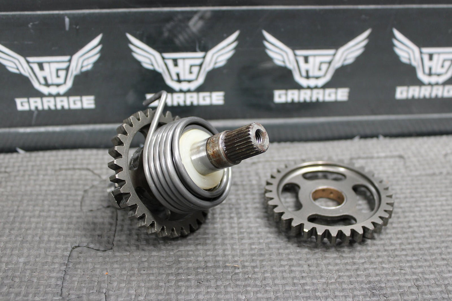 2003 03 - 05 KAWASAKI KX125 OEM KICKSTART KICK START SHAFT W IDLER GEAR 13066 - 1101 - hggarage