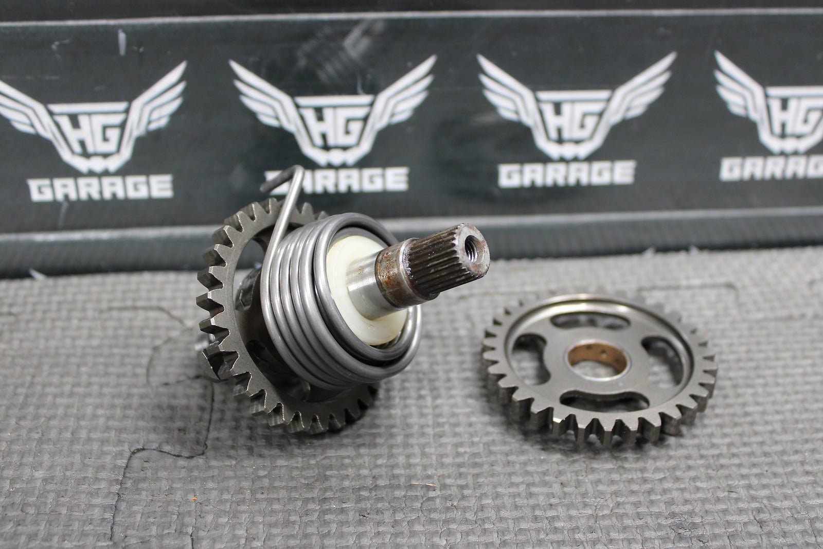 2003 03 - 05 KAWASAKI KX125 OEM KICKSTART KICK START SHAFT W IDLER GEAR 13066 - 1101 - hggarage