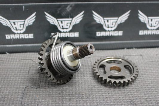 2003 03 - 05 KAWASAKI KX125 OEM KICKSTART KICK START SHAFT W IDLER GEAR 13066 - 1101 - hggarage
