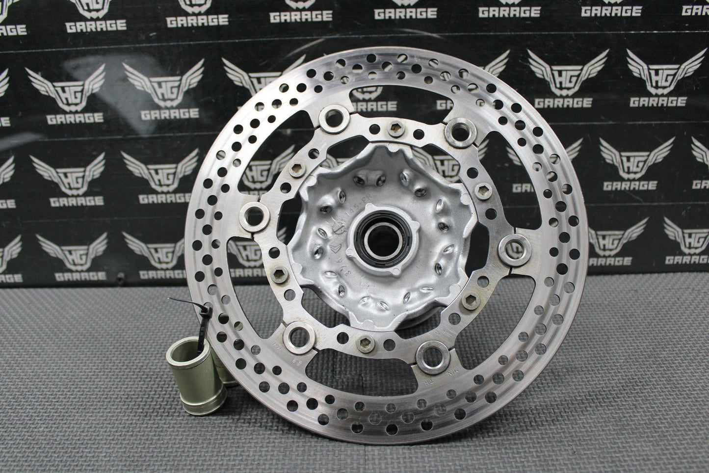 2006 SUZUKI 05 - 06 RM125 RM250 OEM FRONT WHEEL RIM HUB ROTOR 54111 - 36E00 GOOD! - hggarage