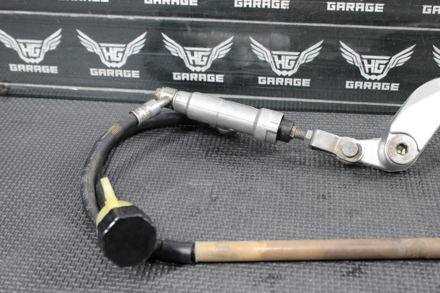 2014 KAWASAKI KX100 KX85 OEM NISSIN REAR BACK BRAKE MASTER CYLINDER W RESERVOIR - hggarage