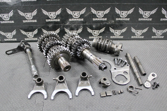 1988 88 - 91 HONDA CR250R OEM TRANSMISSION TRANNY GEARBOX GEARS SHIFT FORKS GOOD! - hggarage