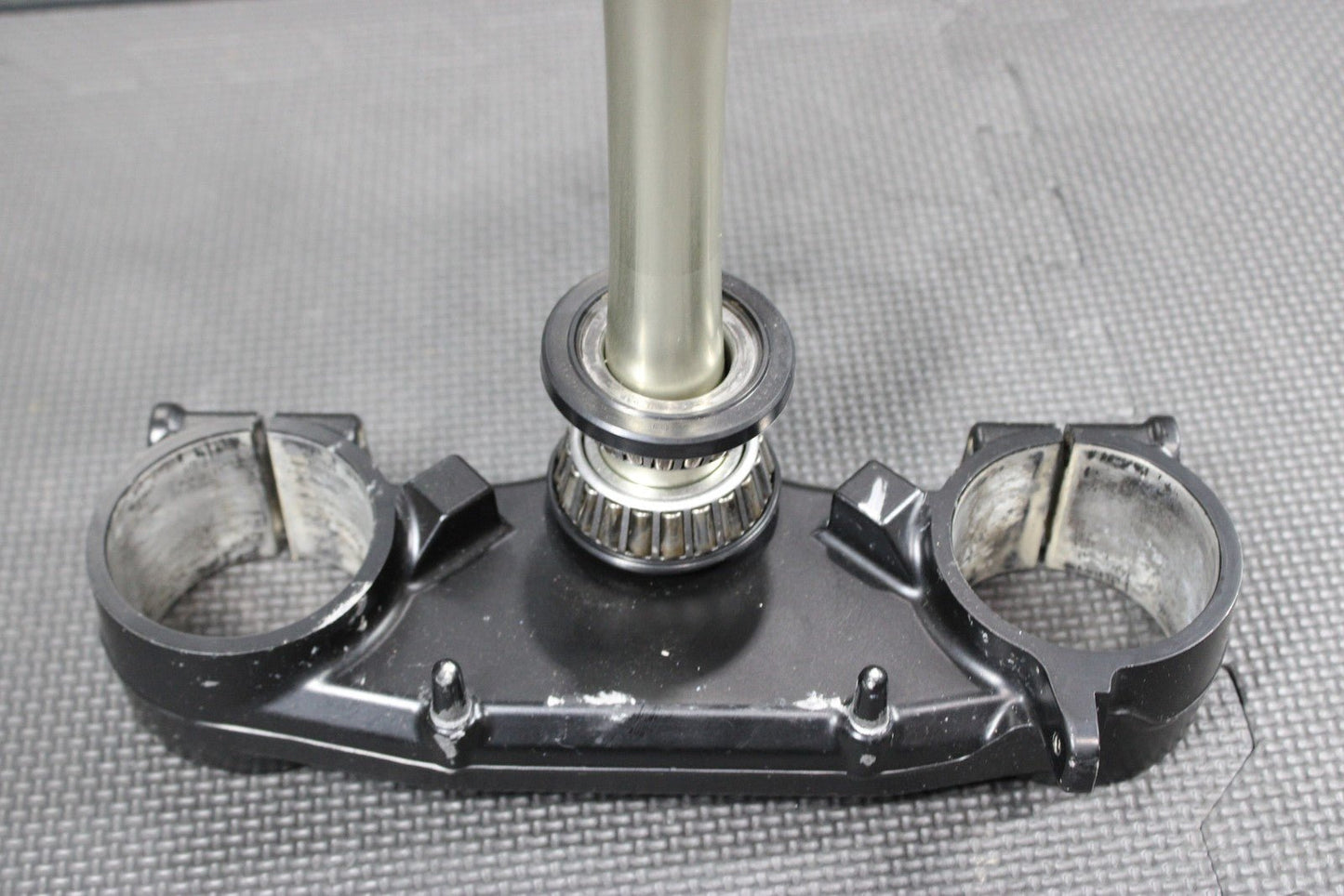2014 KAWASAKI KX250F 13 - 14 OEM FRONT FORKS LOWER UPPER TRIPLE TREE CLAMP SET - hggarage