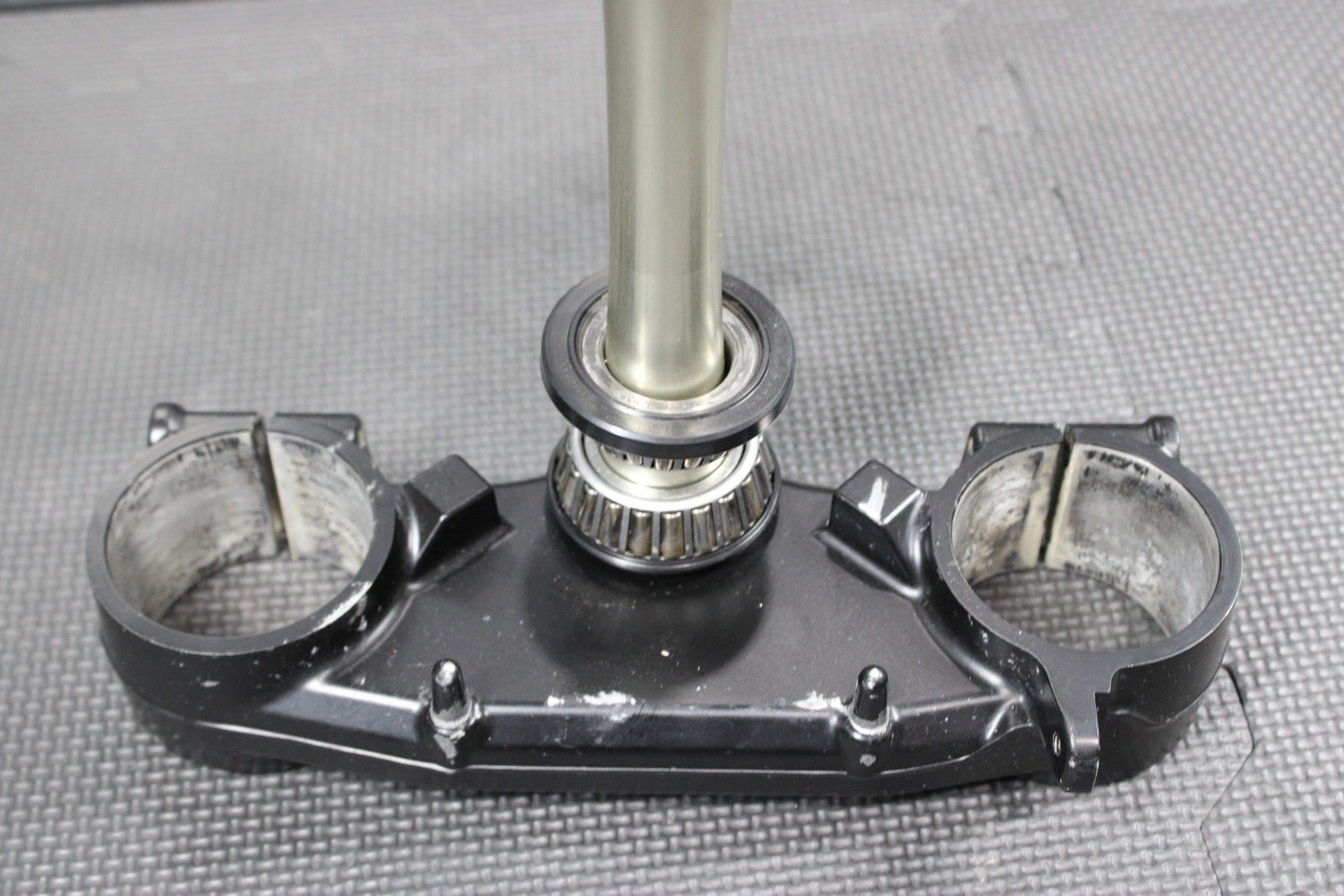 2014 KAWASAKI KX250F 13 - 14 OEM FRONT FORKS LOWER UPPER TRIPLE TREE CLAMP SET - hggarage
