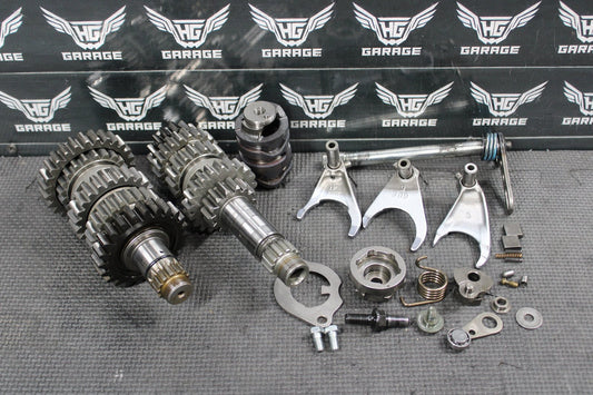 2009 YAMAHA YZ450F OEM ENGINE TRANSMISSION TRANNY ASSEMBLY GEARS - hggarage
