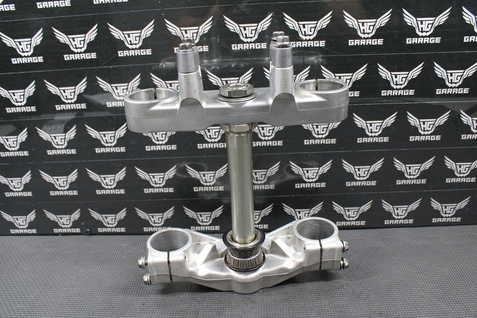 2000 SUZUKI 00 - 04 DRZ400 DRZ400E OEM FRONT FORKS TRIPLE TREE STEM BAR CLAMP NICE - hggarage