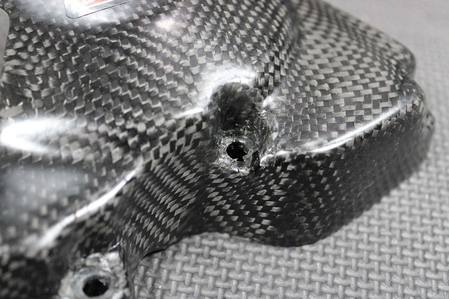 2005 HONDA CRF250R LIGHT SPEED CARBON FIBER STATOR COVER GUARD SHIELD