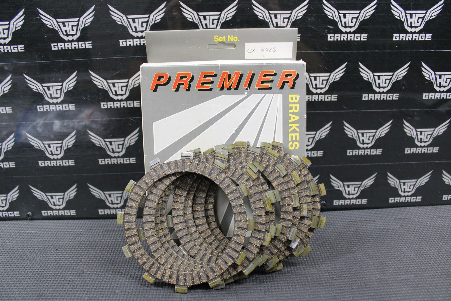 BRAND NEW PREMIER 1990 - 1992 KAWASAKI KX125 CLUTCH FRICTION FIBER PLATES CK4485 - hggarage