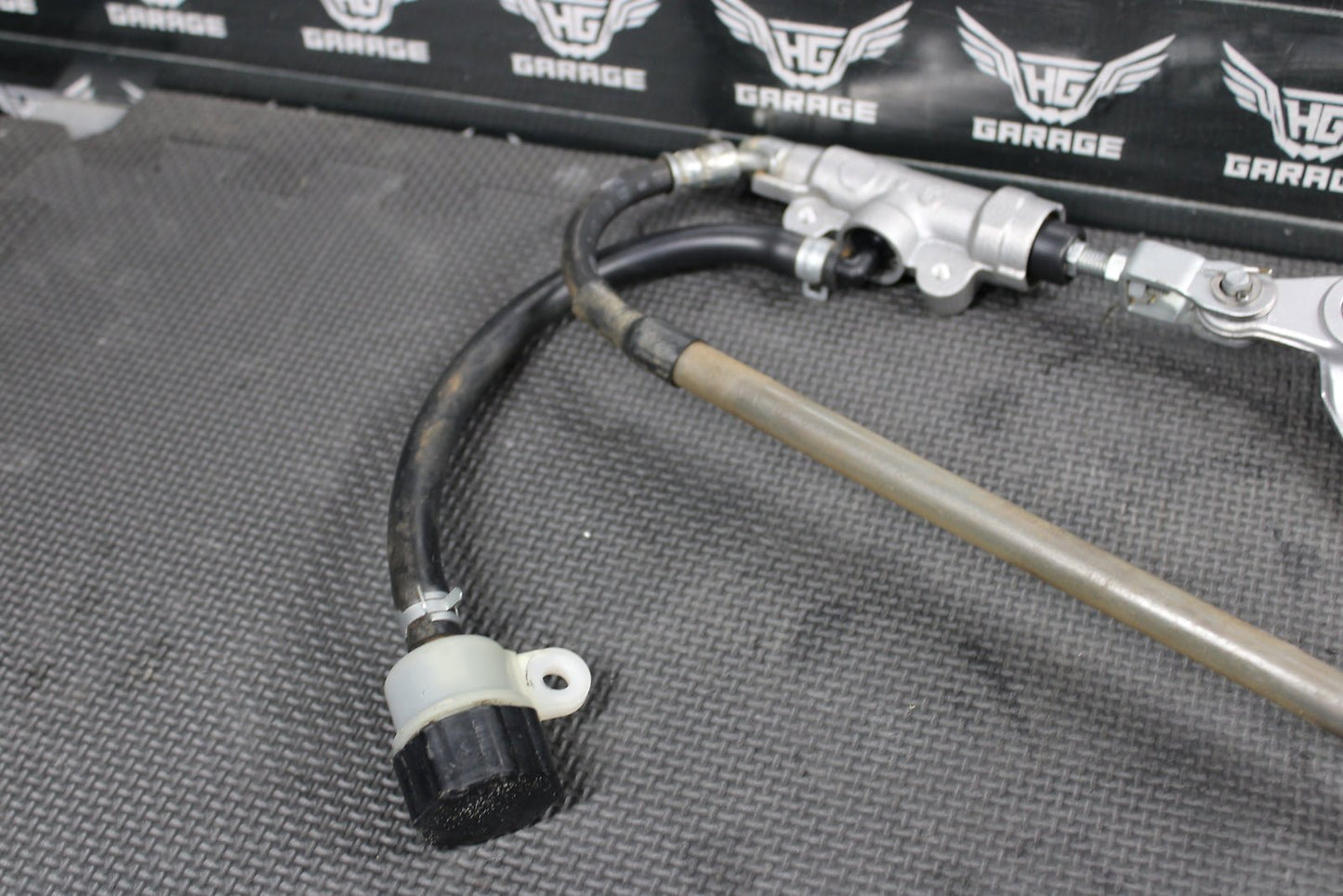 2016 KAWASAKI KX85 OEM NISSIN REAR BACK BRAKE CALIPER MASTER CYLINDER LEVER - hggarage