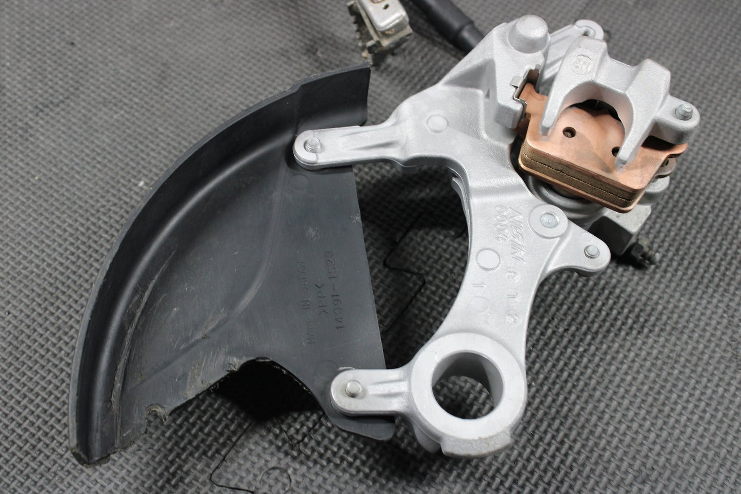 2009 Kawasaki KX250F OEM Nissin Rear Back Brake Caliper Master Cylinder Lever - hggarage