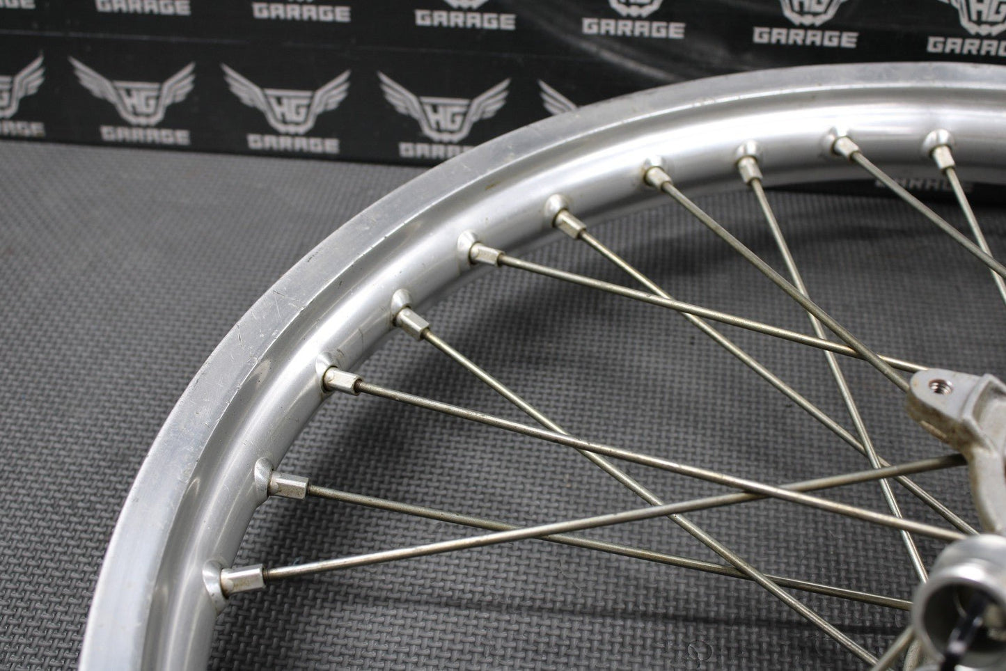 2009 YAMAHA 02 - 11 YZ125 YZ250 YZ250F YZ450F OEM EXCEL FRONT WHEEL RIM HUB 21" - hggarage